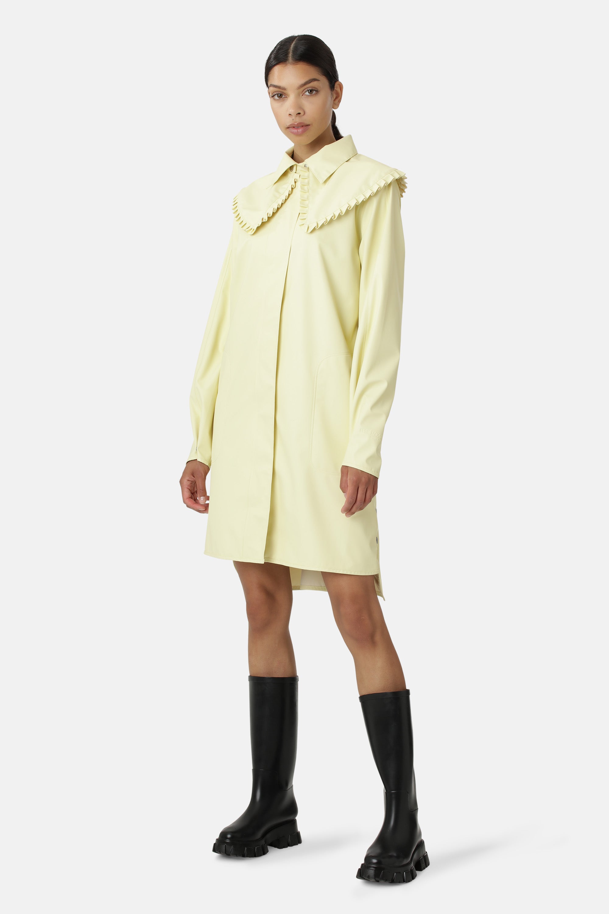 Ilse Jacobsen Hornbæk Rain Regenmantel Raincoat 827 Flan Yellow